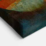 Artistic Flower Designs - Circular Forest Scene in Rich Earth Tones