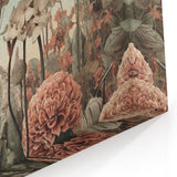 Contemporary Flower Prints - Pastel Wildflowers in Garden Scene