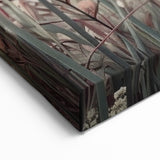 Abstract Flower Canvas - Delicate Pastel Meadow Scene