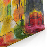 Abstract Modern Art with Nature and Architecture - Trendy Wall Decor