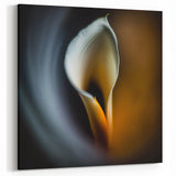 Floral Wall Art - Minimalist Calla Lily in Soft Light