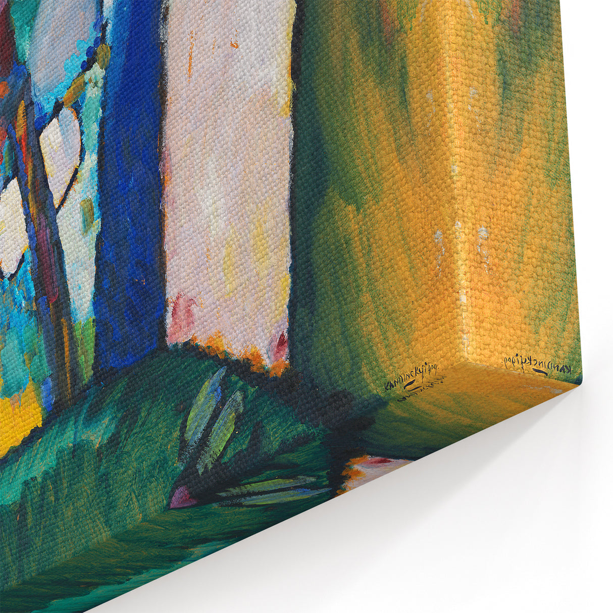 Colorful Abstract Waterfall Art - Vibrant Modern Wall Decor Print