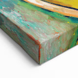 Colorful Abstract Waterfall Art - Vibrant Modern Wall Decor Print