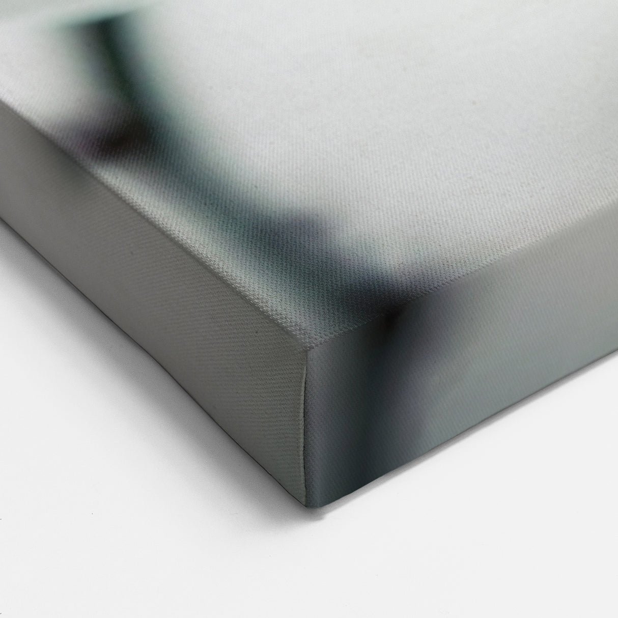 Abstract Floral Art - Elegant White Orchid on Canvas