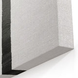 Minimalist Black and White Abstract Art - Modern Monochrome Canvas