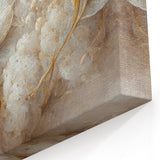 Abstract Floral Art - Soft Textured Blooms on Canvas