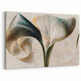 Modern Floral Abstract - Elegant Calla Lily Canvas Art