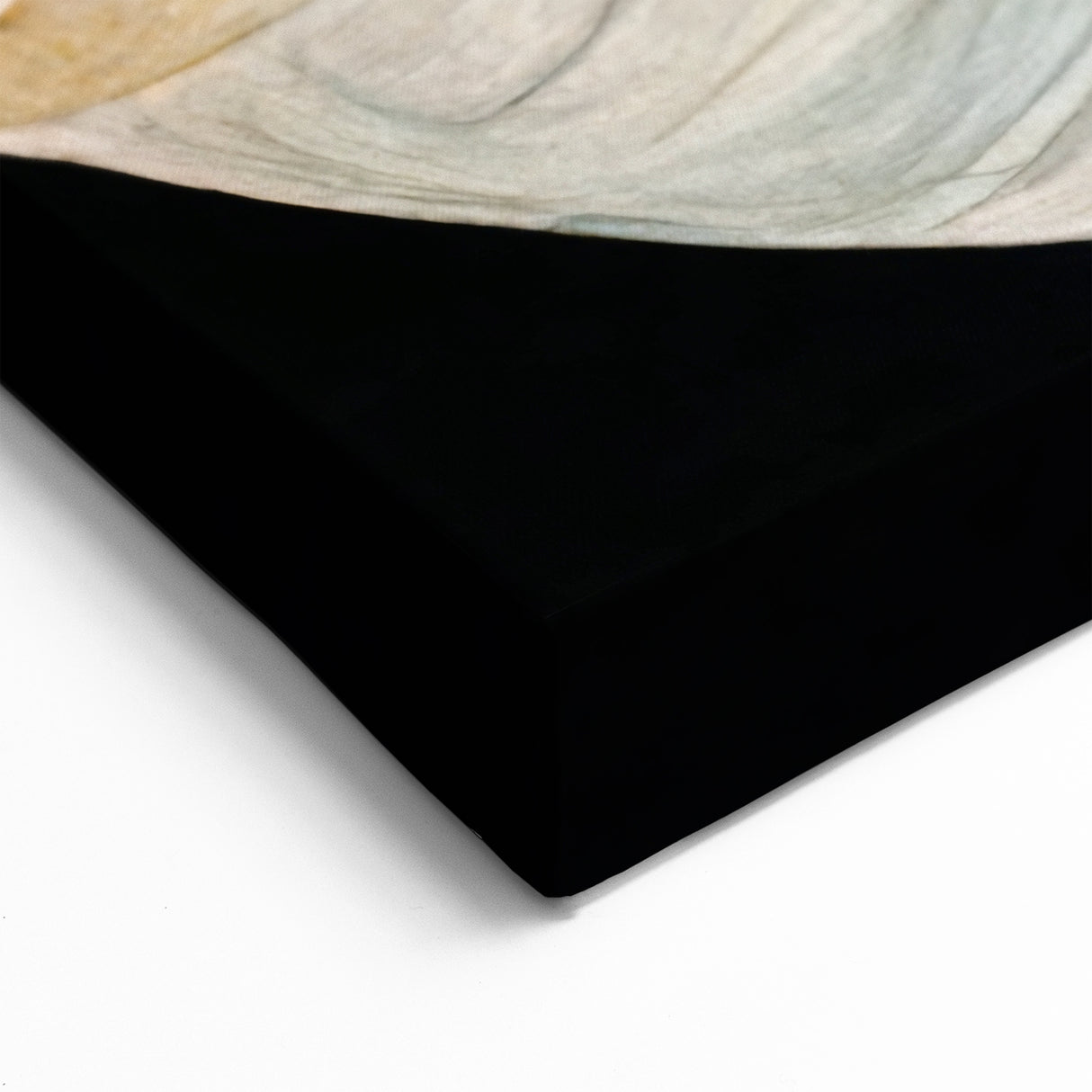 Colorful Abstract Florals - Yellow and White Calla Lily Canvas Art