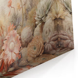 Modern Floral Wall Decor - Vibrant Succulent and Cactus Canvas Art