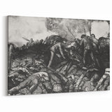Historic Modern Wall Art - The Russian Charge by George Bellows - Bold Decor