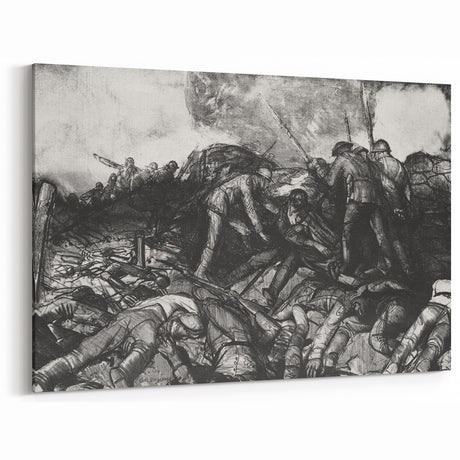 Historic Modern Wall Art - The Russian Charge by George Bellows - Bold Decor
