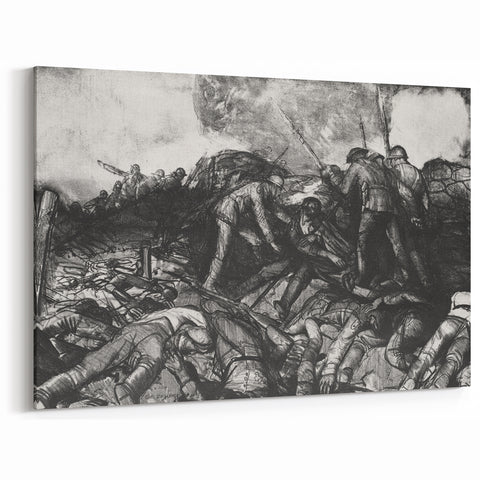 Historic Modern Wall Art - The Russian Charge by George Bellows - Bold Decor