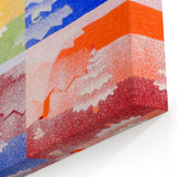 Modern Wall Art - Mathematical Trees by Joseph Schillinger - Colorful Decor