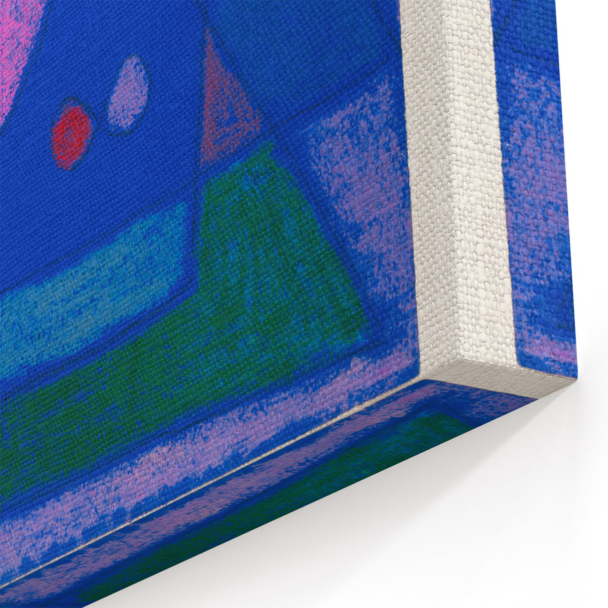 Modern Wall Art - A Little Room in Venice by Paul Klee - Blue Abstract Decor