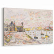 Modern Wall Art - Quilleboeuf by Paul Signac - Serene Harbor Decor