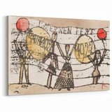 Modern Wall Art - Postcard to Katherine by Paul Klee - Playful Abstract Decor