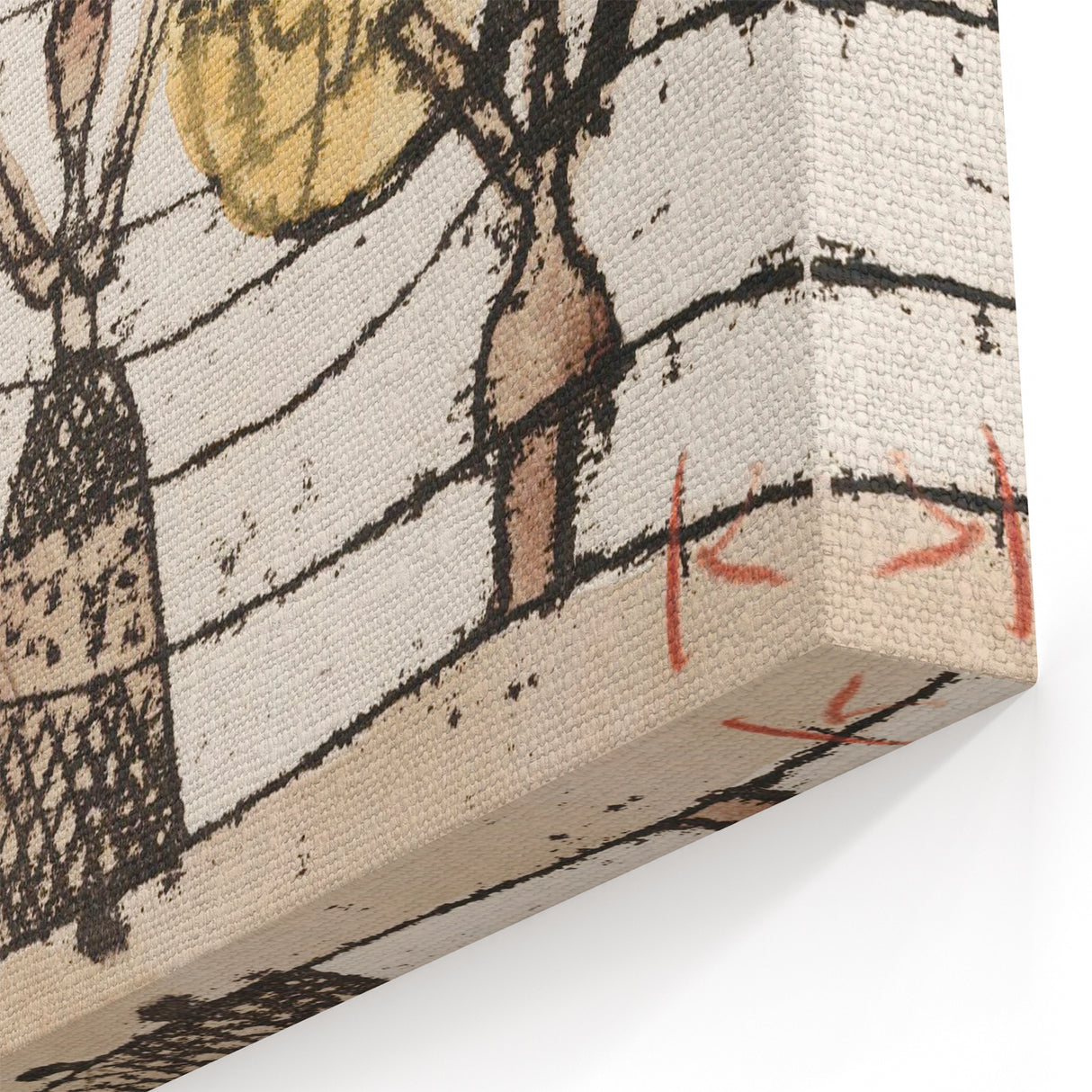 Modern Wall Art - Postcard to Katherine by Paul Klee - Playful Abstract Decor