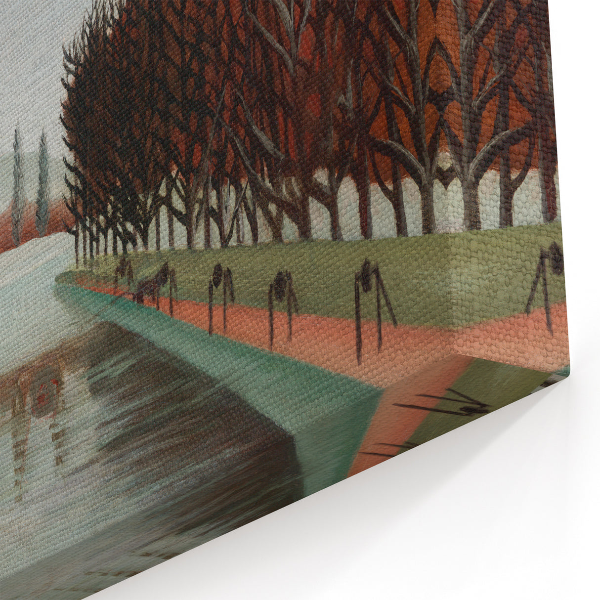 Modern Wall Art - Le Canal by Henri Rousseau - Tranquil Landscape Decor