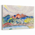 Modern Wall Art - Early Landscape by Charles Demuth - Colorful Nature Decor