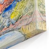 Modern Wall Art - Early Landscape by Charles Demuth - Colorful Nature Decor