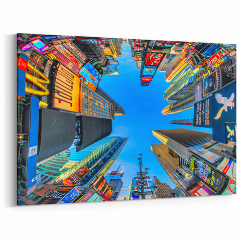 Vibrant Times Square Wall Art - New York City Canvas Prints Decor