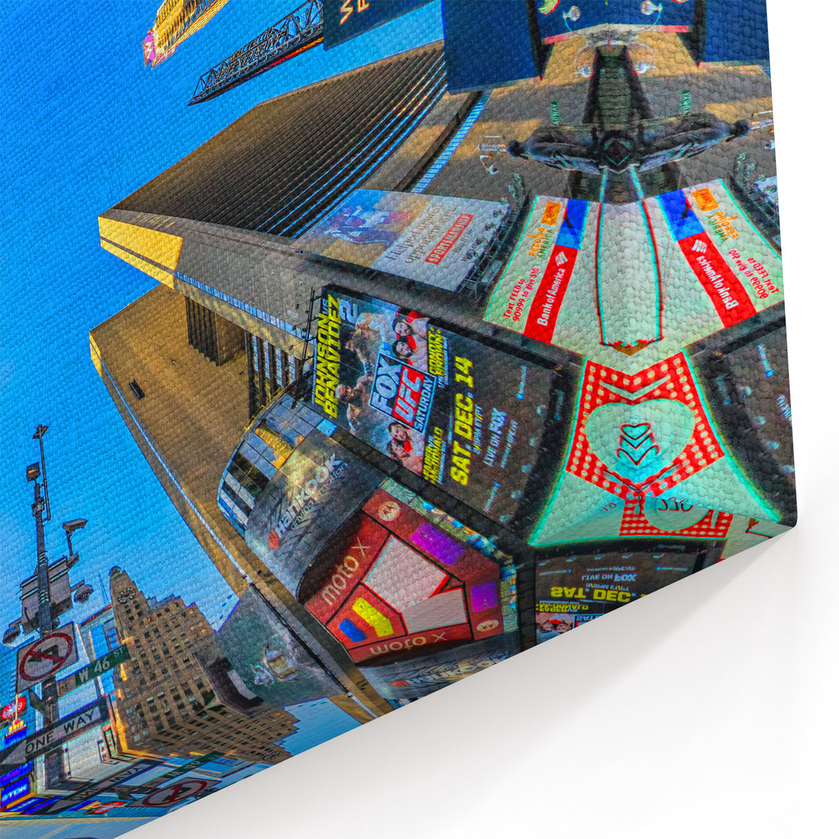 Vibrant Times Square Wall Art - New York City Canvas Prints Decor