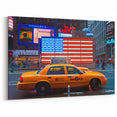 Iconic Times Square NYC Taxi Wall Art - New York City Canvas Print