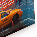 Iconic Times Square NYC Taxi Wall Art - New York City Canvas Print