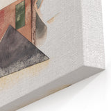 Modern Wall Art - Houses with Red by Charles Demuth - Minimalist Architectural Decor
