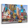 Iconic Times Square Wall Art with NYC Taxi - New York City Canvas Print