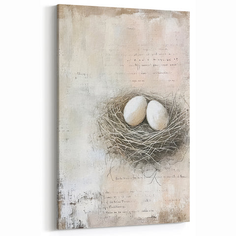 Elegant Easter Nest - Easter Wall Art, Easter Canvas Prints, Home Decor