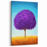Purple Majesty - Vibrant Abstract Nature Landscape Art