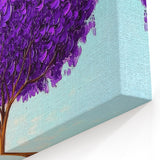 Purple Majesty - Vibrant Abstract Nature Landscape Art