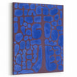 Abstract Modern Art in Rich Blues - Unique Contemporary Wall Decor