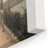 Impressionist Prints - Camille Pissarro Sunset Village Pathway Canvas Art