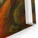French Landscape Art - Camille Pissarro Autumn Forest Canvas Print