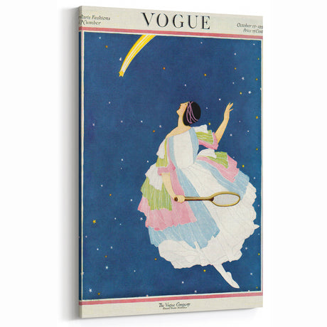 Vintage Vogue Cover Art - Stylish Retro Fashion Wall Decor Print