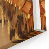 Camille Pissarro Art - Parisian Night Scene Impressionist Canvas Print