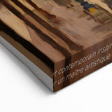 Camille Pissarro Art - Parisian Night Scene Impressionist Canvas Print