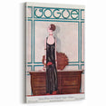 Vintage Vogue Cover Art - Elegant 1920s Fashion Illustration Print