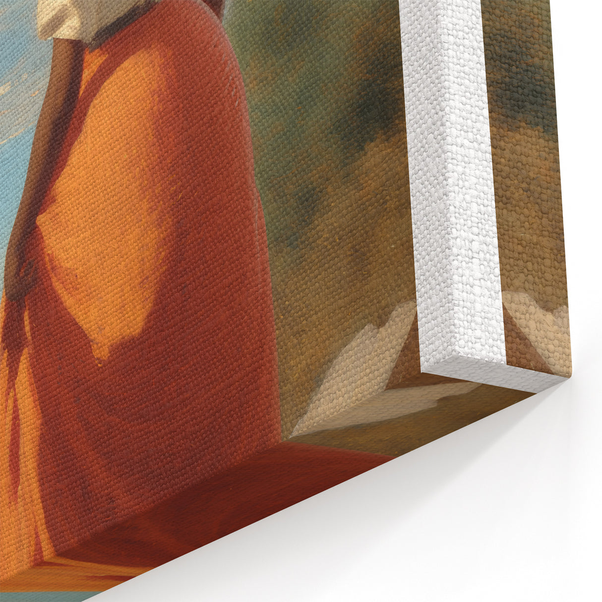 Pissarro Wall Art - Camille Pissarro Seaside Figures Impressionist Canvas