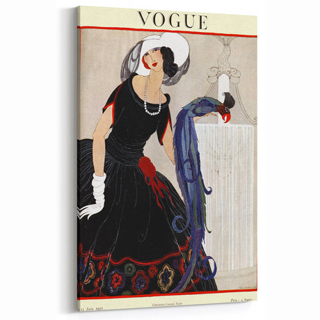 Vintage Vogue Illustration - 1920s Fashion Art Print Wall Decor