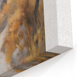 French Landscape Art - Camille Pissarro Misty Path Impressionist Canvas Print