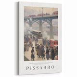 Impressionist Prints - Camille Pissarro Train Station Cityscape Wall Art