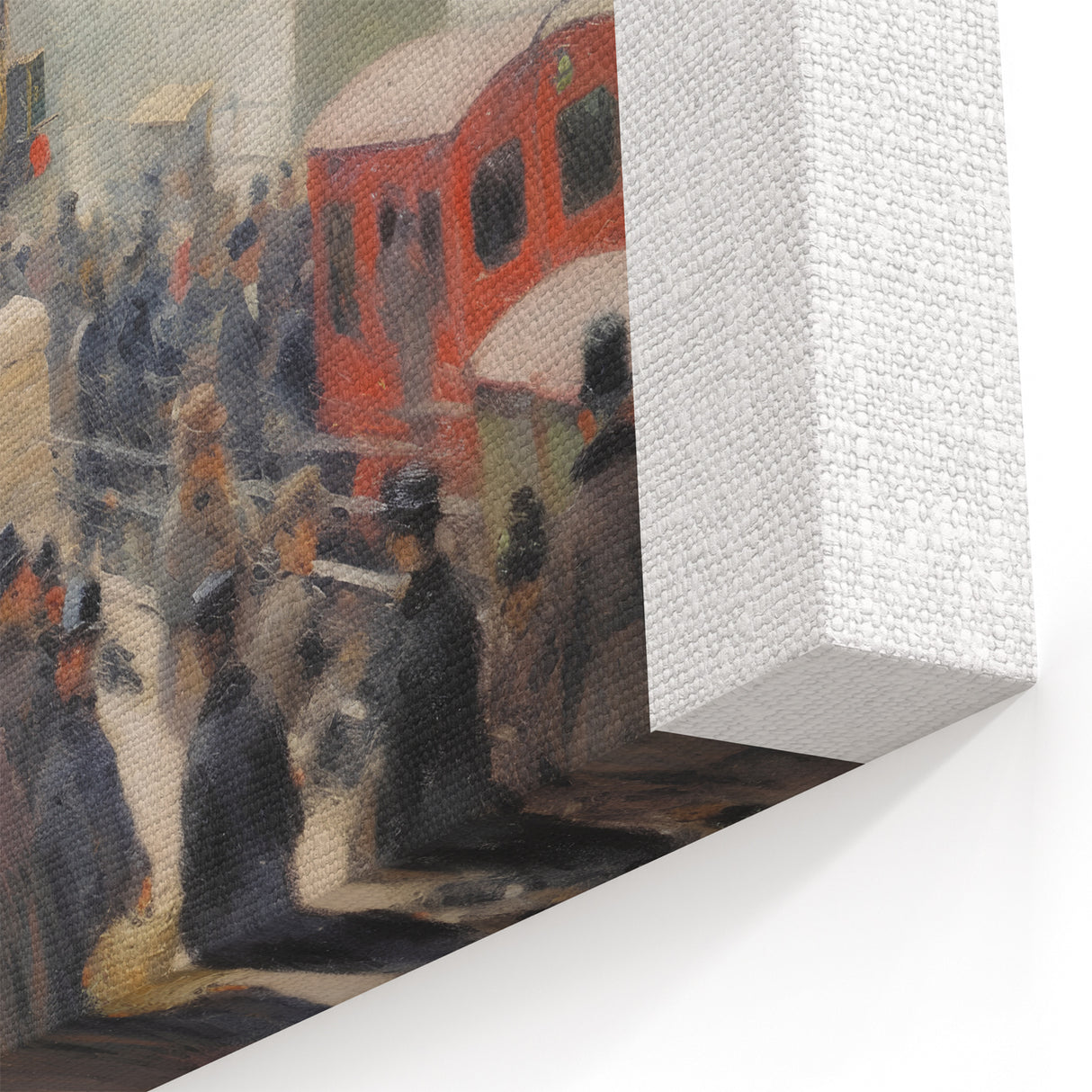 Impressionist Prints - Camille Pissarro Train Station Cityscape Wall Art