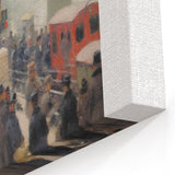 Impressionist Prints - Camille Pissarro Train Station Cityscape Wall Art