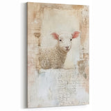 Sweet Lamb - Easter Wall Art, Easter Canvas Prints, Home Decor