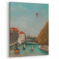 Tranquil Landscape Wall Art - "View of the Pont de Sèvres" by Henri Rousseau