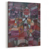 Abstract Garden Wall Art - "Rose Garden" by Paul Klee in Rich Tones