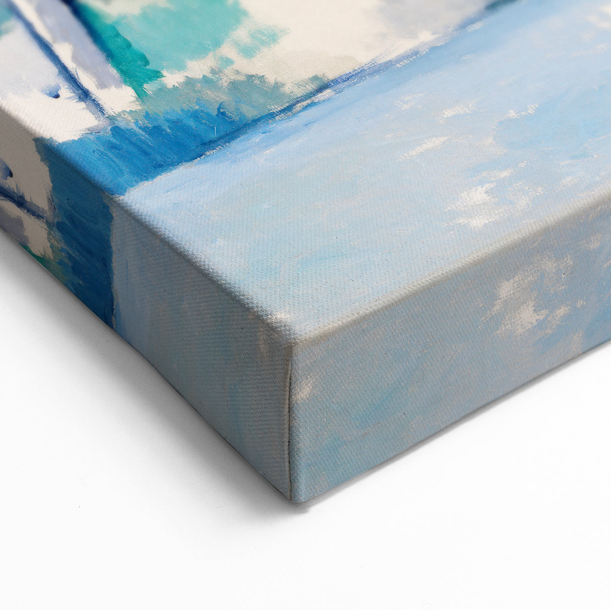 Modern Wall Art: Abstract Church Scene – Contemporary Minimalist Decor